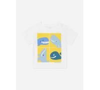 Stella McCartney Kids Stella McCartney Baby Boys Whales Print T-Shirt in White - White - 9 Mths