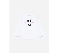 Stella McCartney Kids Stella McCartney Girls Face Print Sweatshirt in White - White - 8 Yrs