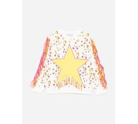 Fringed Star Sweat Ecru 4 years