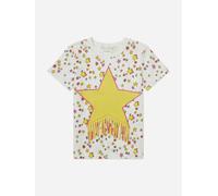 Stella McCartney Kids Stella McCartney Girls Fringed Star T-Shirt in Ivory - Ivory - 12 Yrs