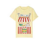 Stella McCartney Kids Veggie Burger Stand-print cotton T-shirt - Yellow 10
