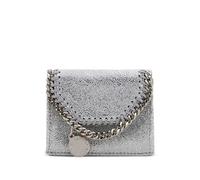 Stella McCartney Silver shaggy deer Falabella wallet One Size