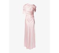 Stella Mccartney Womens Stella Mccartney Cape Sleeveless Stretch-Woven Gown Petal Rose 8