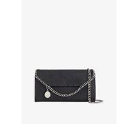 Stella Mccartney Womens Stella Mccartney Falabella Vegan-Leather Cross-Body Bag Black