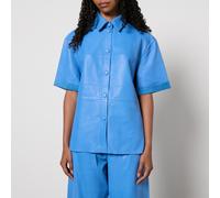 Stella Nova Panelled Leather Shirt - DK 36/UK 10