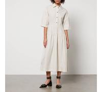Stella Nova Striped Cotton-Poplin Midi Dress - DK 36/UK 10