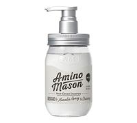 Stella Seed Amino Mason Moist Whip Cream Shampoo 450ml - White Rose Bouquet Scent (Green Tea Set)