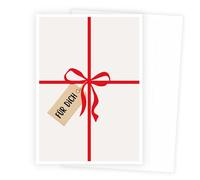 Stella & Soul Postcard with Envelope Gift as a Voucher for Birthday, Anniversary, Valentine's Day, Mother's Day, Christmas for Him and Her, Girlfriend, Wife