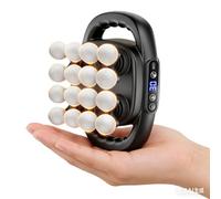 Stellamist Mini 16 Head Massage Gun Set, 16-Drive 8-Head Massage Gun Deep Tissue with 30 Levels & 3Modes for Thighs, Arms, Waist, Back(S7 MINI AIR)