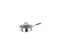 Stellar 5000 Induction 24cm Non-Stick Saute Pan - Platinum Pro Coating, Even-Heat Performance, 18/10 Stainless Steel