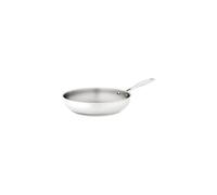 Stellar Profile Stainless Steel Uncoated Frying Pan -28 cm, Durable Frying Pan for Everyday Cooking, Induction Ready, Oven & Dishwasher Safe