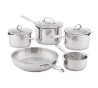 Stellar 7000 Profile 5 Piece Stainless Steel Draining Cookware Set