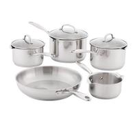 Stellar 7000 Profile 5 Piece Stainless Steel Draining Cookware Set