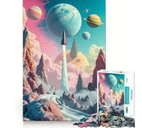 Stellar Ascent 1000 Pieces Jigsaws Adults Puzzles Gifts Brain Workout Toy Relaxed Mind Art Assembly Memorable Gift 38x26cm