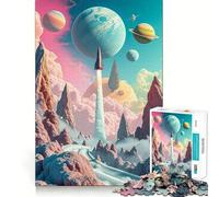 Stellar Ascent Hard Jigsaw Puzzle for Adults 1000 Pieces Logic Toy Family Bond Precision Cut Warm Surprise 50x75cm