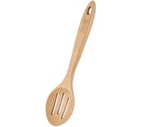 Stellar Beech Tools Slotted Spoon, Safe for Non-Stick Pans, Solid Beech Wood