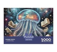 Stellar Borrower Jellyfish 1000 Piece Jigsaw Puzzle Magic Fantasy for Adults Educational Gift Memory Games Relaxing 70x50cm/1000pcs