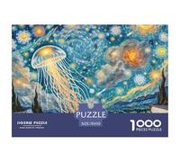 Stellar Borrower Jellyfish 1000 Piece Jigsaw Puzzle Magic Fantasy for Adults Fun Gift Memory Games Stress Relief 70x50cm/1000pcs