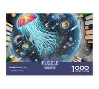Stellar Borrower Jellyfish 1000 Piece Jigsaw Puzzle Magic Fantasy for Age 12+ Challenging Activities Memory Games Stress Relief 70x50cm/1000pcs