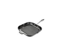 Stellar Speciality Grill Pan Ribbed Skillet 28cm x 28cm Griddle with Ridges, Ceramic Coating, Induction Ready, Dishwasher & Oven Safe