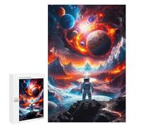 Stellar Chaos: Winter Activity Gift, 1000 PCS Decorative Jigsaw for Grown-Ups; for Shared Table Time