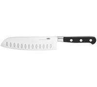 Stellar Classic 18cm / 7" Santoku Knife with Razor Sharp Dimpled Stainless Steel Blade, Full Tang Riveted Handle, Dishwasher Safe