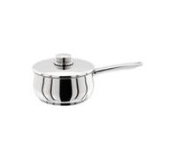 Stellar Classic Stainless Steel Saucepan with Lid 16cm, 1.3 Litre Capacity, Induction Ready, Oven Safe, Dishwasher Safe
