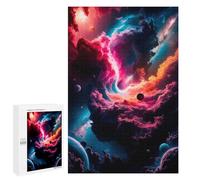 Stellar Clouds: New Year Decoration, 1000 PCS Decorative Jigsaw for Grown-Ups, for Relaxing Solo Or Group Play