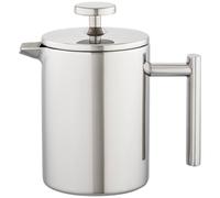 Stellar Coffee, 2.5 Cup Double Walled Cafetiere, 300ml in Metallic Silver Stellar Metallic Silver