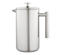 Stellar Coffee Cafetiere 12 Cup Double Walled Clear 1.4l Brewing Press Glass