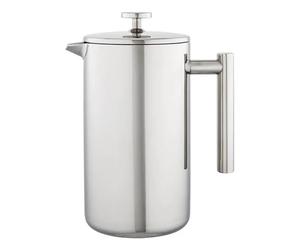 Stellar Coffee Cafetiere 12 Cup Double Walled Clear 1.4l Brewing Press Glass
