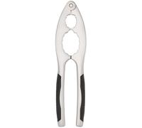 Stellar Contour Gadgets Nut Cracker, Cushioned Grip, Dishwasher Safe, Chrome plated Zinc Alloy