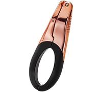 Stellar Copper Finish Garlic Press, One Piece Garlic Crusher and Mincer, Softgrip Non-Slip Handles Fully Guaranteed