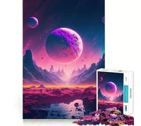 Stellar Cosmos Scapes 1000 Pieces Jigsaw Puzzles for Adults Think Smart Toy Quiet Fun Accurate Cut 50x75cm