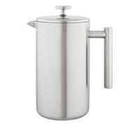 Stellar Double Wall Matt Stainless Steel Cafetiere - 1.4L Stainless Steel Insulated French Press Coffee Maker