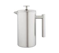 Stellar Double Wall Matt Stainless Steel Cafetiere - 900ml Stainless Steel Insulated French Press Coffee Maker