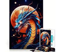 Stellar Dragonfire 1000 Pieces Jigsaw Puzzles for Teenagers Logic Ability Toy Light Relax Accurate Cut Classic Gift 38x26cm