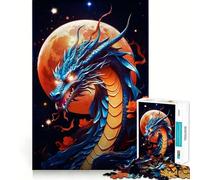Stellar Dragonfire Jigsaw 1000 Pieces for Teenagers Logic Boost Toy Calming Play Premium Edge Art Collectible 50x75cm