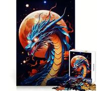 Stellar Dragonfire Jigsaw 1000 Pieces for Teenagers Logic Boost Toy Calming Play Premium Edge Art Collectible 50x75cm