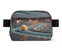 Stellar Drive Square-shaped Waist Bag with Durable Polyester and Adjustable Strap for Daily Outdoor Wearing
