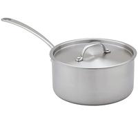 Stellar Eclipse 20cm Saucepan 2.5 Litre Capacity with Lid, Stainless Steel, Induction Suitable, Dishwasher Safe