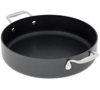 Stellar Element 28cm Shallow Casserole Pan, Oven Safe to 240C, Aluminium Hard Anodonised Surface