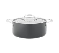 Stellar Element Hard Anodised, 24cm Casserole, 5L, Non-Stick