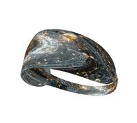 Stellar Ember Elastic Exercise Headband Light Comfort Absorb Sweat Breathable for Outdoor Sports Wearing
