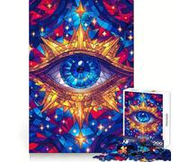 Stellar Eye 1000 Piece Jigsaw Puzzle for Teenagers Mind Game Toy Stress Release Neat Cut Artistic Gift 38x52cm