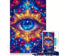 Stellar Eye Adults Puzzles 1000 Piece Jigsaws Strengthen Memory Quiet Calm Clean Edge Art Collectible 38x26cm