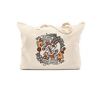Stellar Factory Board Game Tote Bag, Cotton Canvas, 21" x 15" x 4"