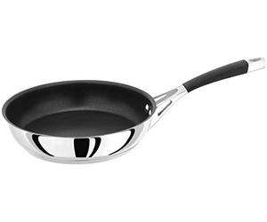 Stellar Flow 20cm Frying Pan, Non-Stick, Induction Suitable, Stainless Steel Cooking Pot, Oven Safe Cookware