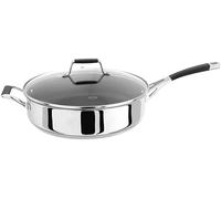 Stellar Flow 28cm Saute Pan with Lid, Non-Stick, Stainless Steel Cooking Pot, Oven Safe Cookware