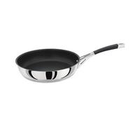 Stellar Flow 24cm Frying Pan, Non-Stick, Stainless Steel, Silver